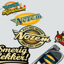 Strijkemblemen set 6 stuks | Nozem